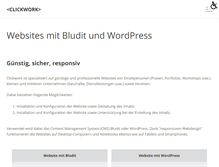 Tablet Screenshot of clickwork.ch